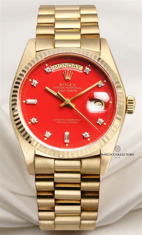 best red faced Rolex watch